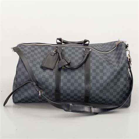 louis vuitton keepall bandouliere 55 neon graphite|Louis Vuitton Keepall 55 macassar.